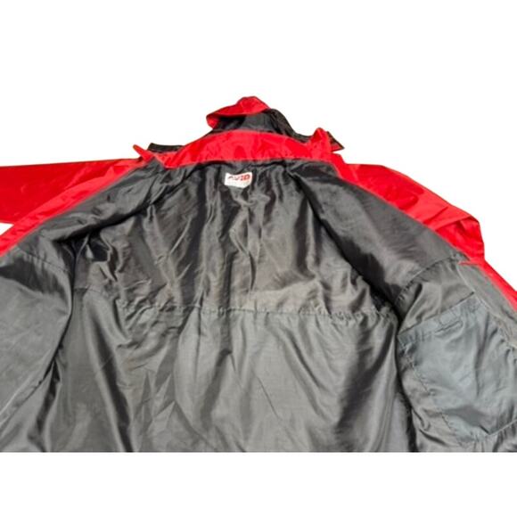 "AVID" Heavy Duty Red Jacket Emergency Windbreaker Water Resistant SZ XL Mens - Picture 3 of 14